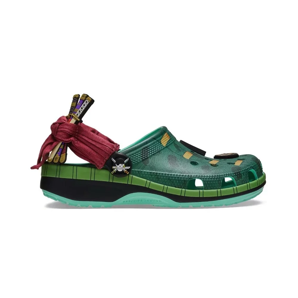 Crocs One Piece Roronoa Zoro Classic Clog Green‎ 209313-3TX Size 13 Men